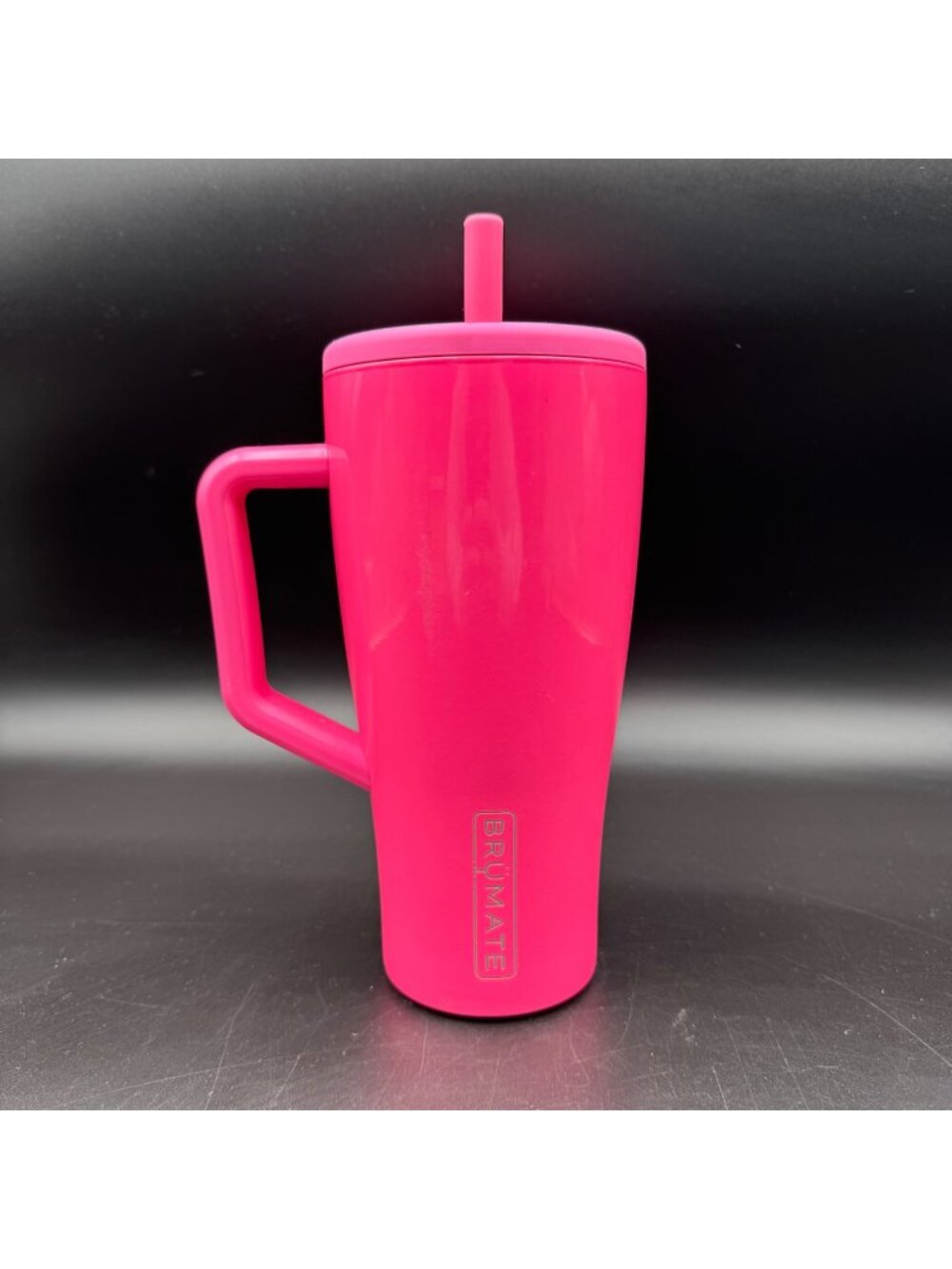 BruMate Era 30Oz Neon Pink Stainless Steel Insulated Tumbler With Handle